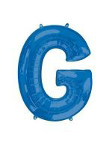 Picture of BLUE LETTER G FOIL BALLOON